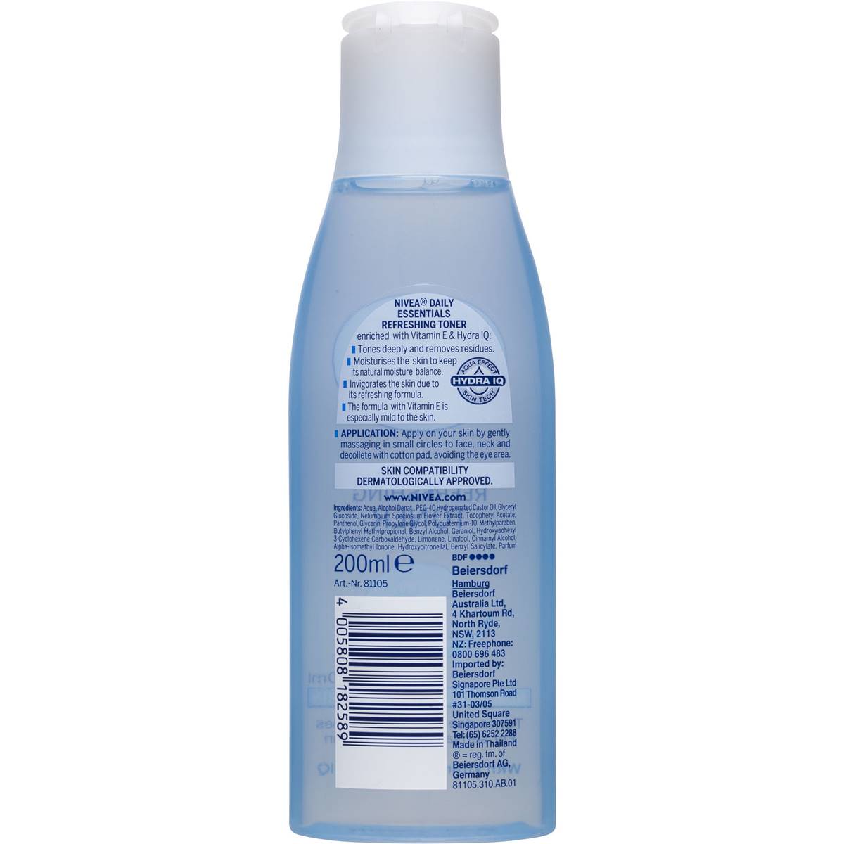 nivea-refreshing-facial-toner-vitamin-e-200ml-woolworths