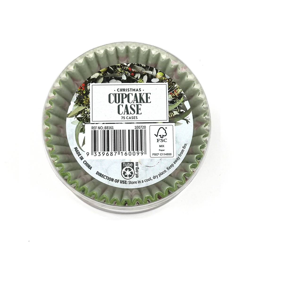 Christmas Cupcake Cases 100 Pack Woolworths