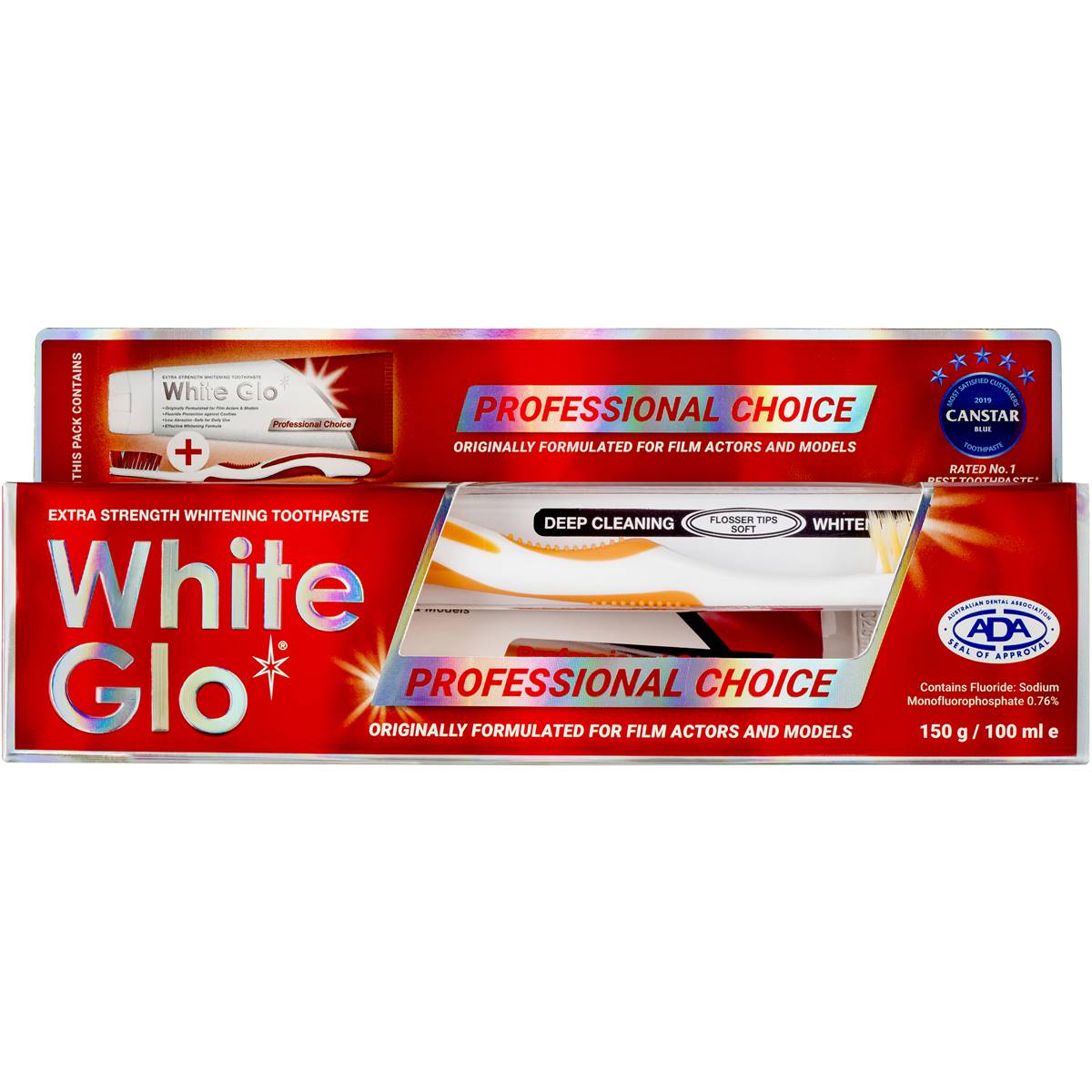 White Glo Toothpaste 150g Woolworths