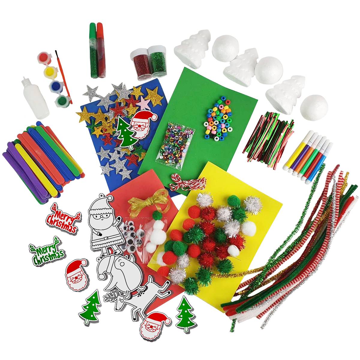 Christmas Mega Craft Tub Each Woolworths