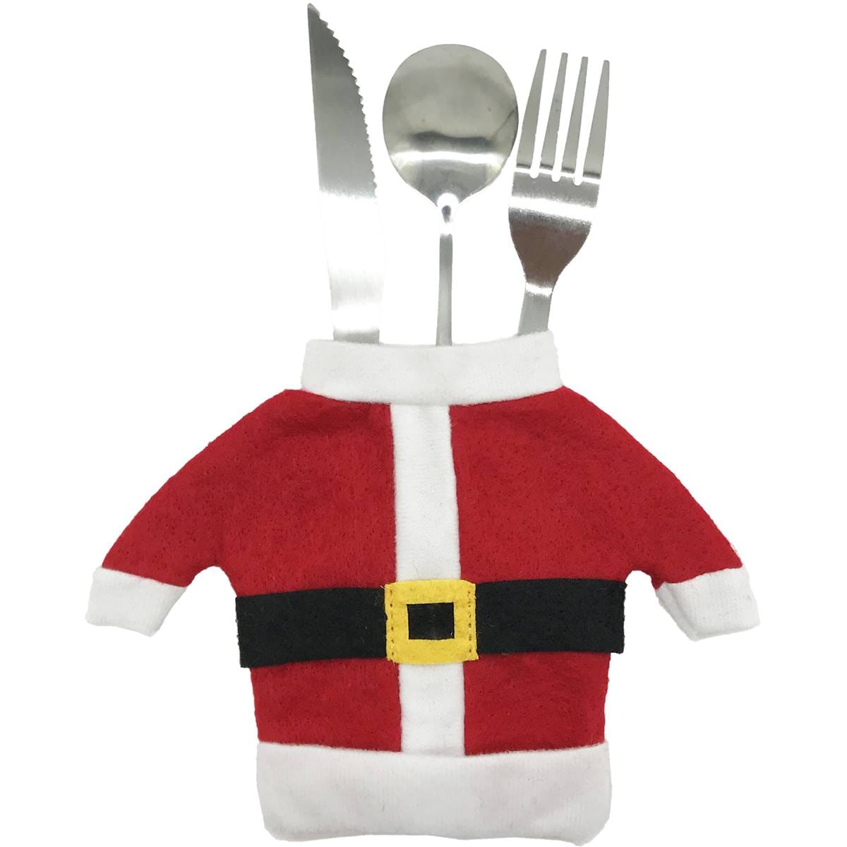 Christmas Santa Cutlery Holder 2 Pack Woolworths