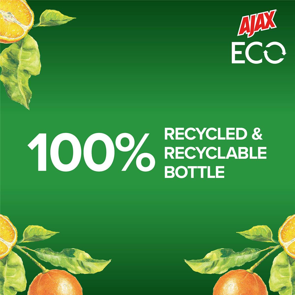 Ajax Eco Bathroom Cleaner Surface Spray Orange & Ginger 450ml Woolworths