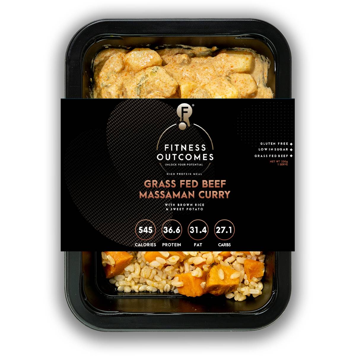 Fitness Outcomes Grass Fed Beef Massaman Curry