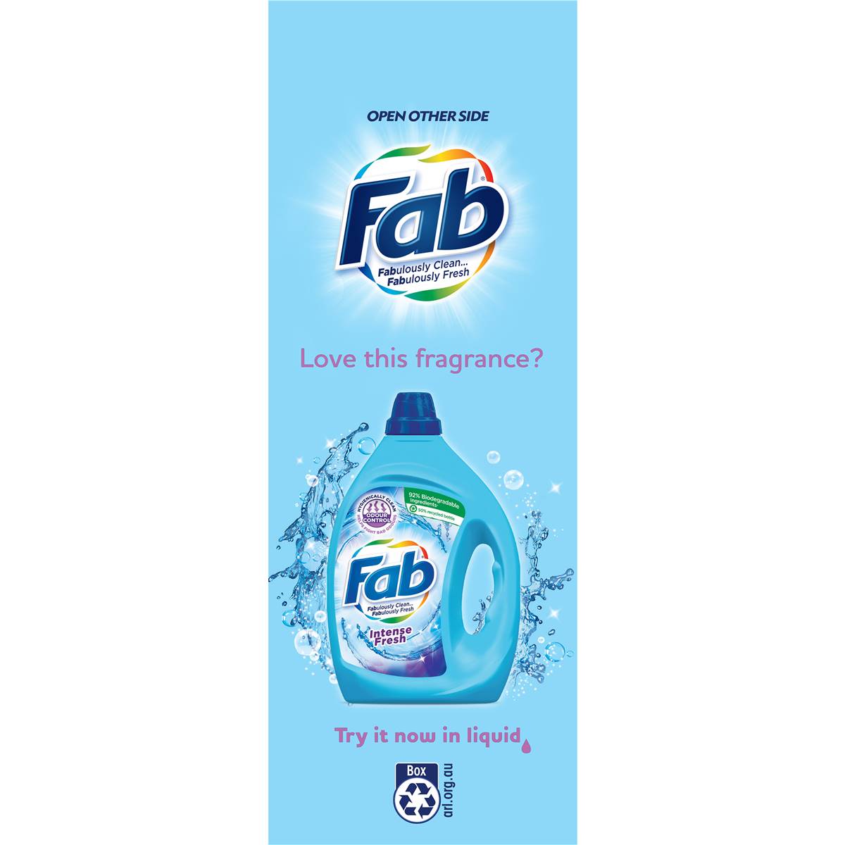 Fab Fresh Laundry Detergent Powder With Odour Control 1.8kg Woolworths