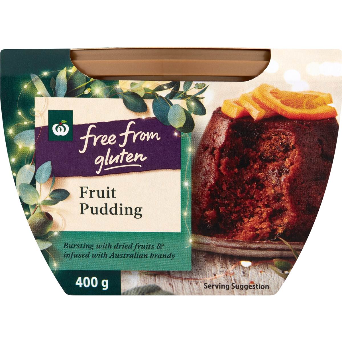 Woolworths Free From Gluten Christmas Fruit Pudding 400g Woolworths