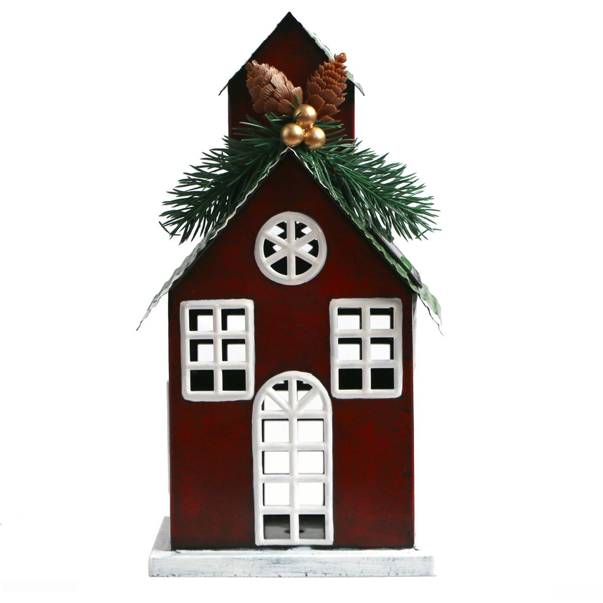 Christmas Solar Powered Metal House Assorted Each | Woolworths