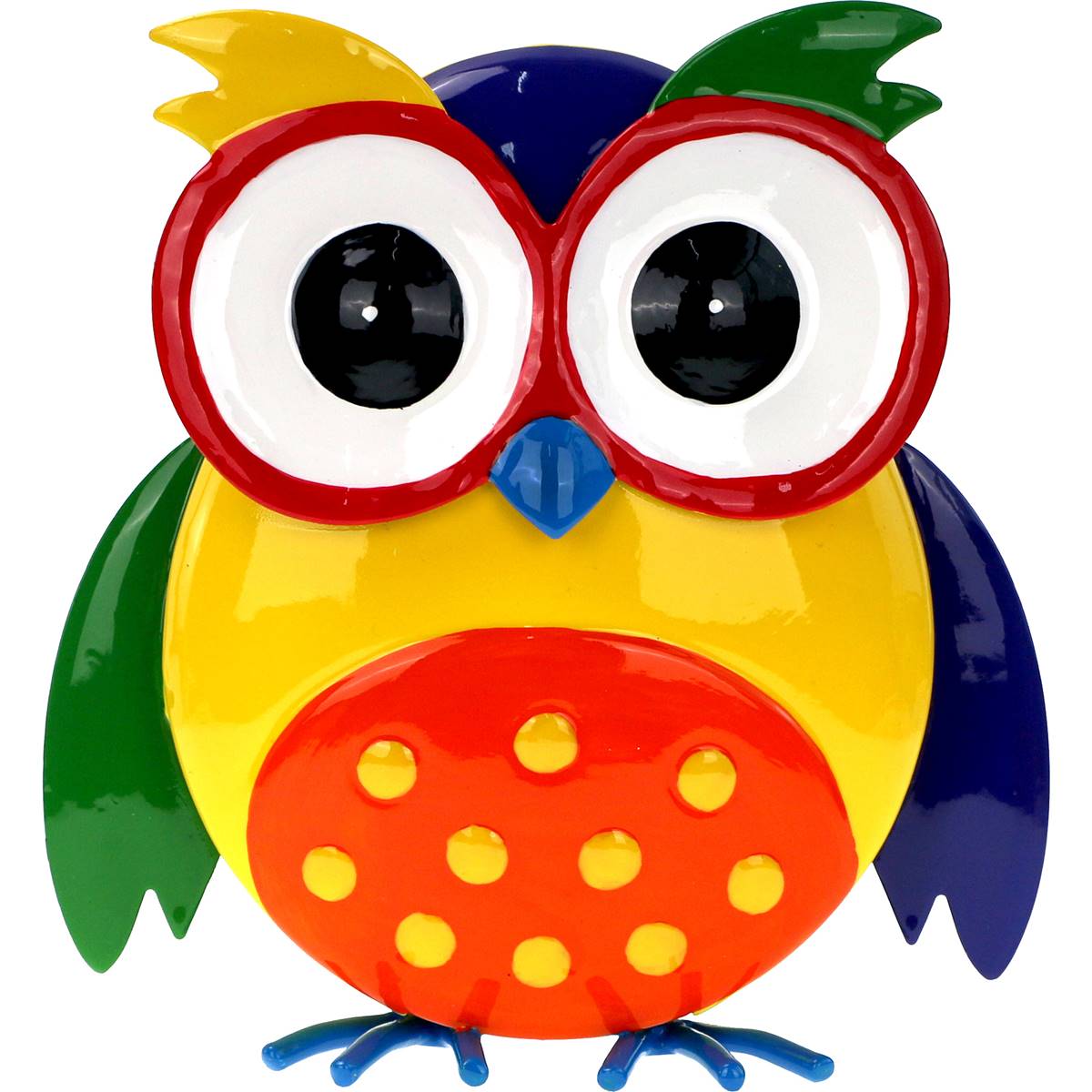 Green Gardener Metal Decoration Owl Metal