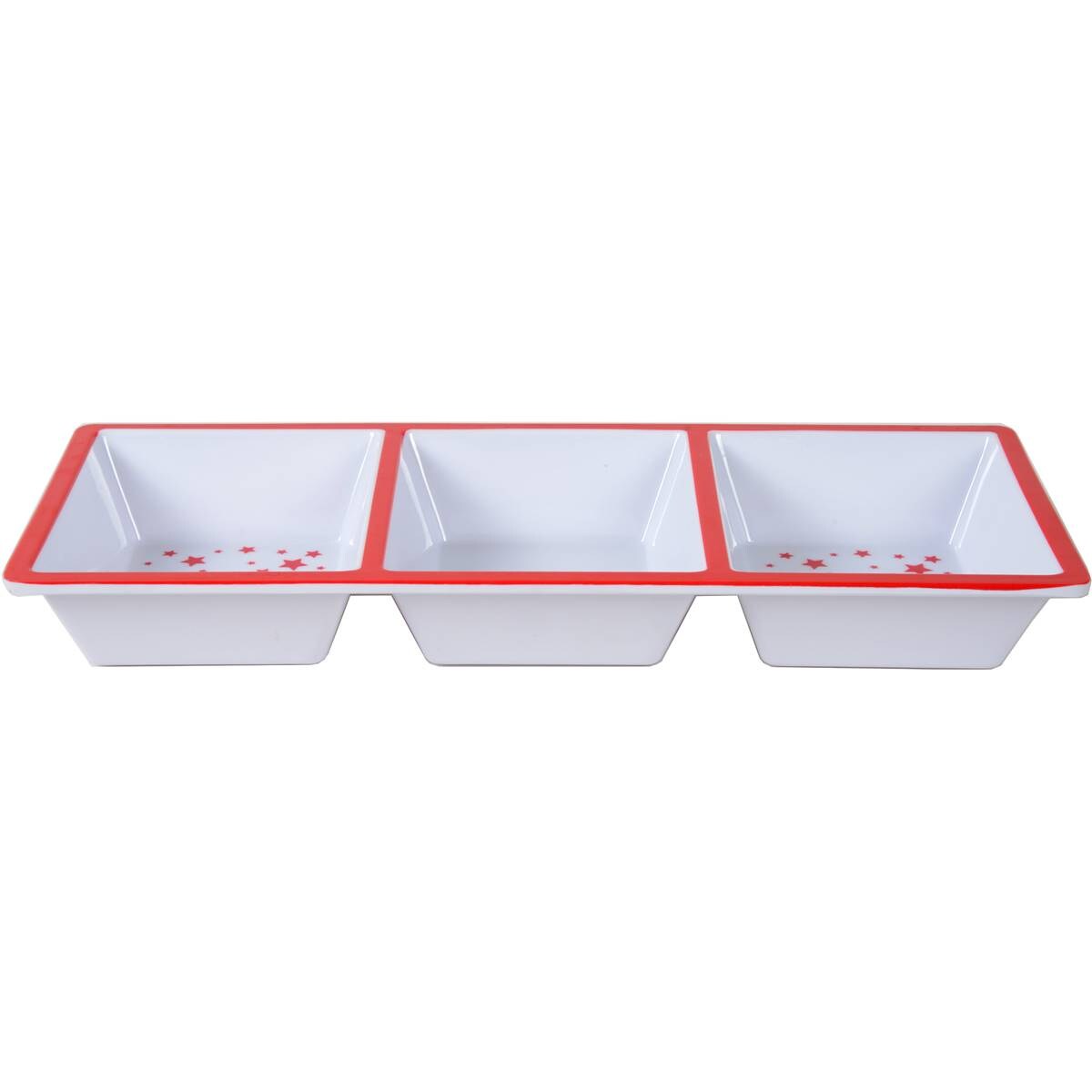 Christmas 3 Section Serving Platter Each Woolworths