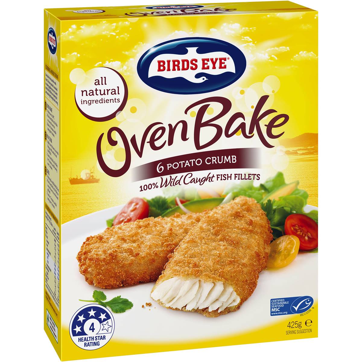 Birds Eye Oven Bake Potato Crumb Hoki Fish Fillets 425g Woolworths