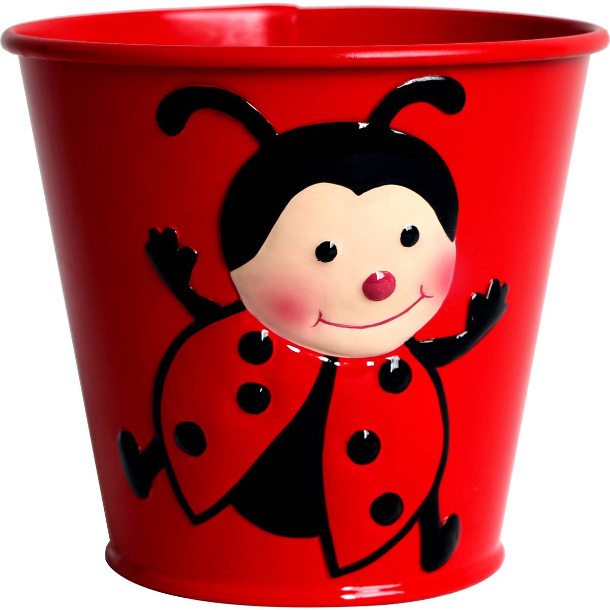 Discovery Garden Metal Animal Pot Ladybeetle Animal Pot Ladybeetle