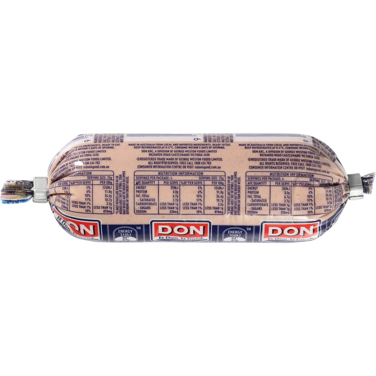 Don Liverwurst Latvian 100g Woolworths