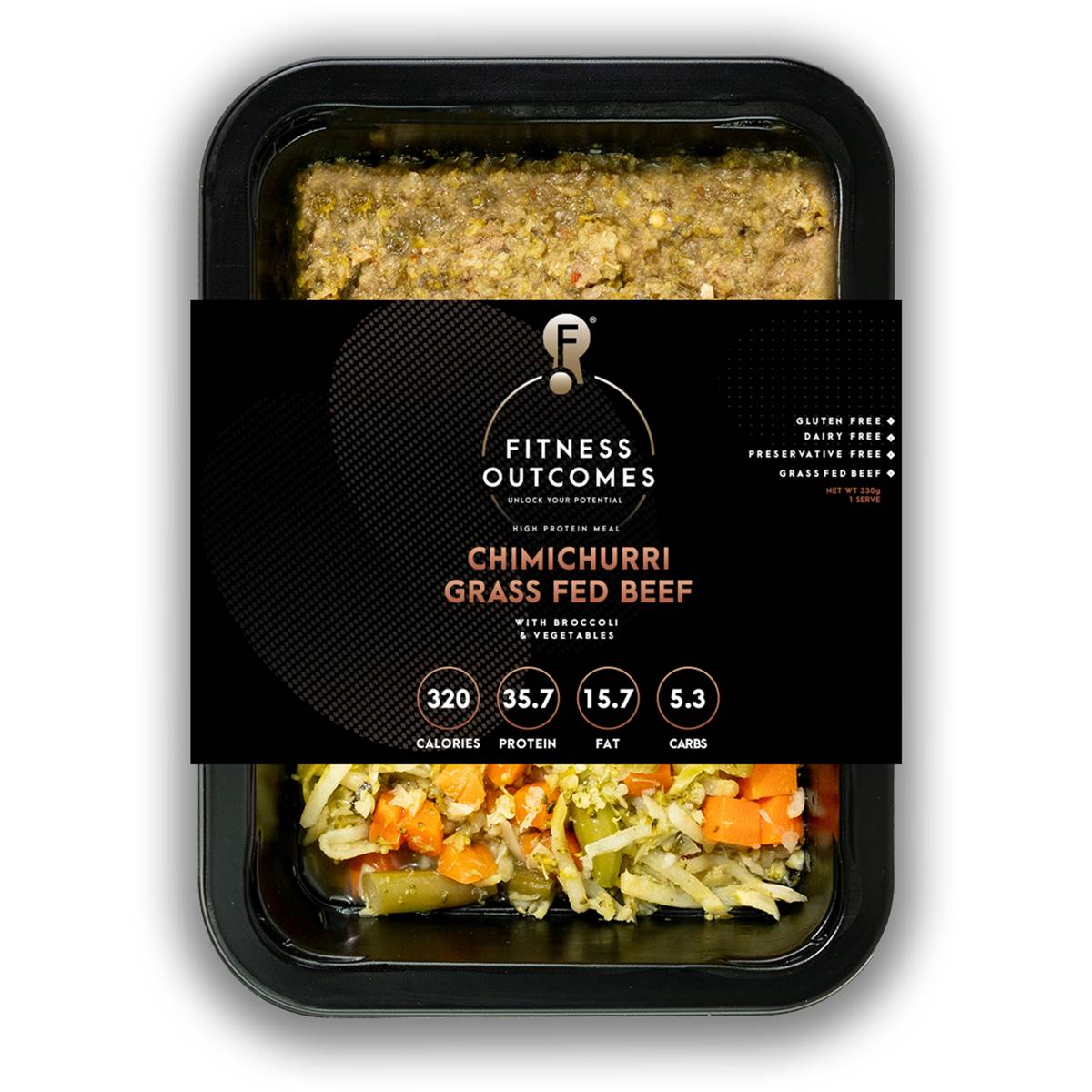 Fitness Outcomes Chimichurri Grass Fed Beef