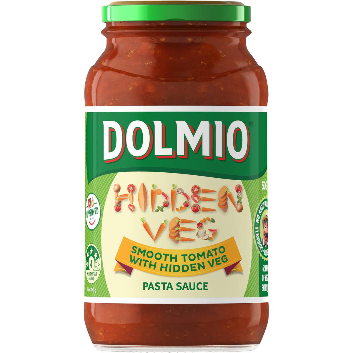 Dolmio Hidden Veg Tomato Pasta Sauce 500g | Woolworths