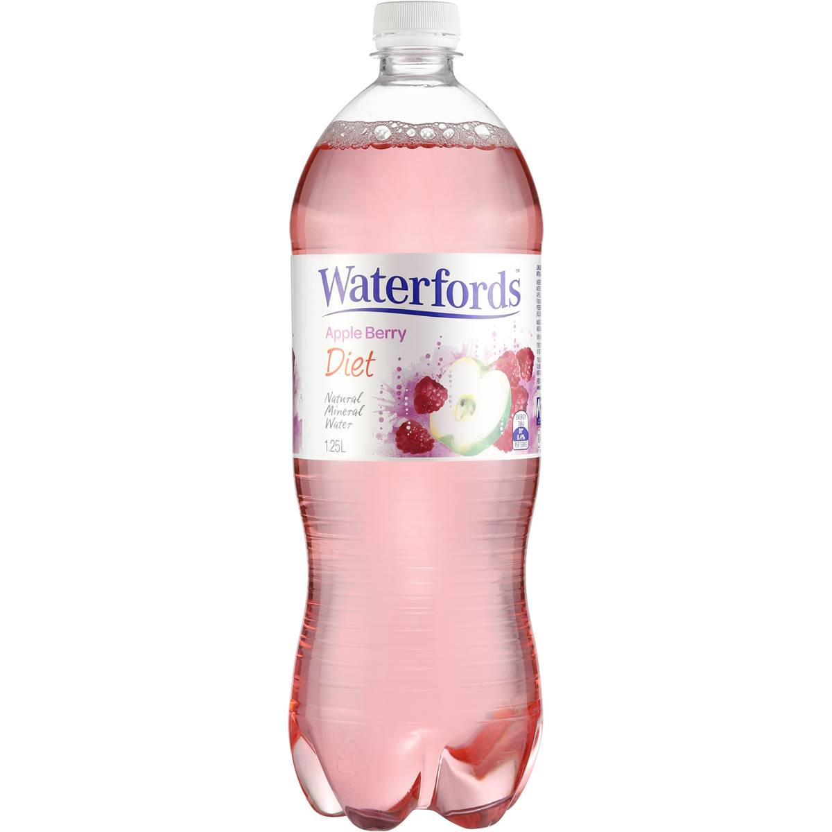 Waterfords Diet Apple & Berry Mineral Water 1.25l Woolworths