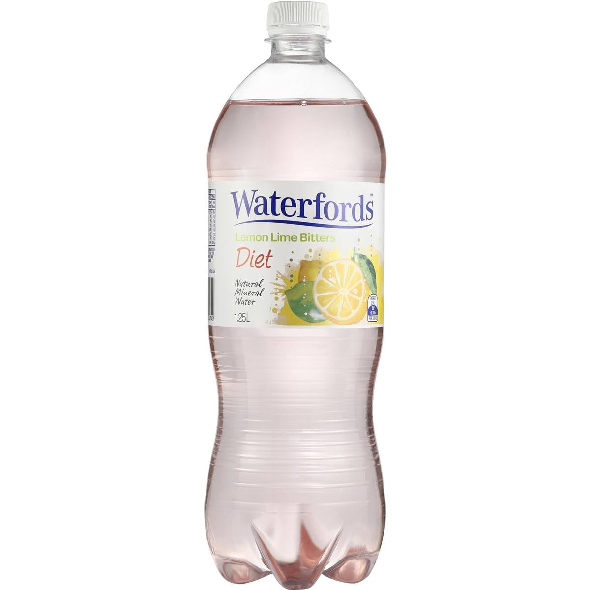 Waterfords Diet Lemon Lime & Bitters Mineral Water 1.25l Woolworths