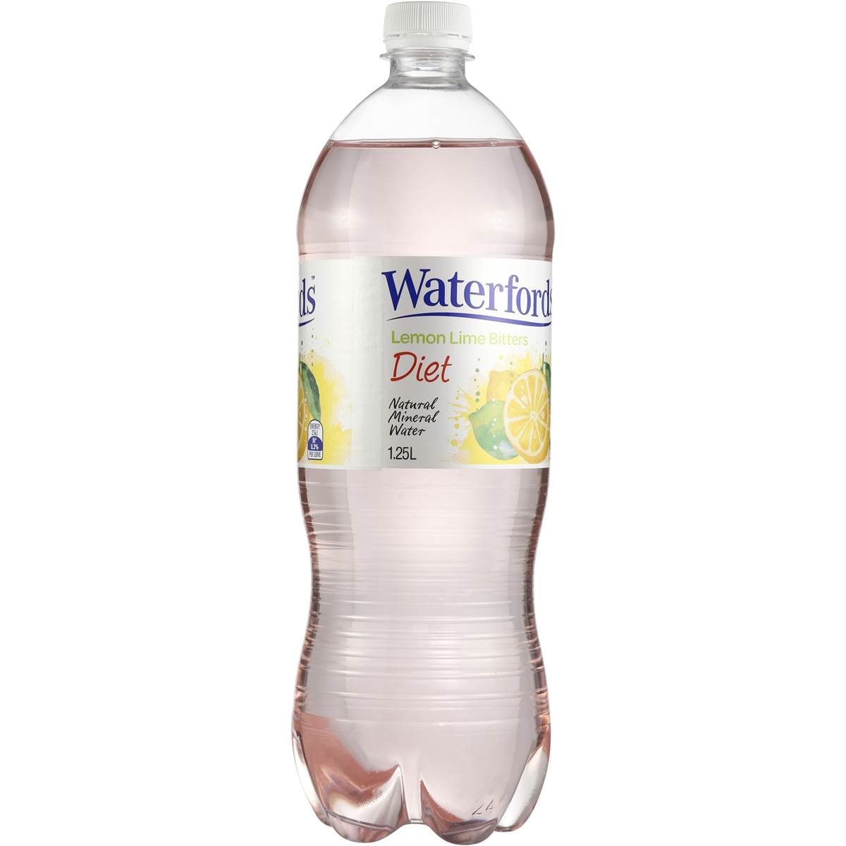 Waterfords Diet Lemon Lime & Bitters Mineral Water 1.25l Woolworths