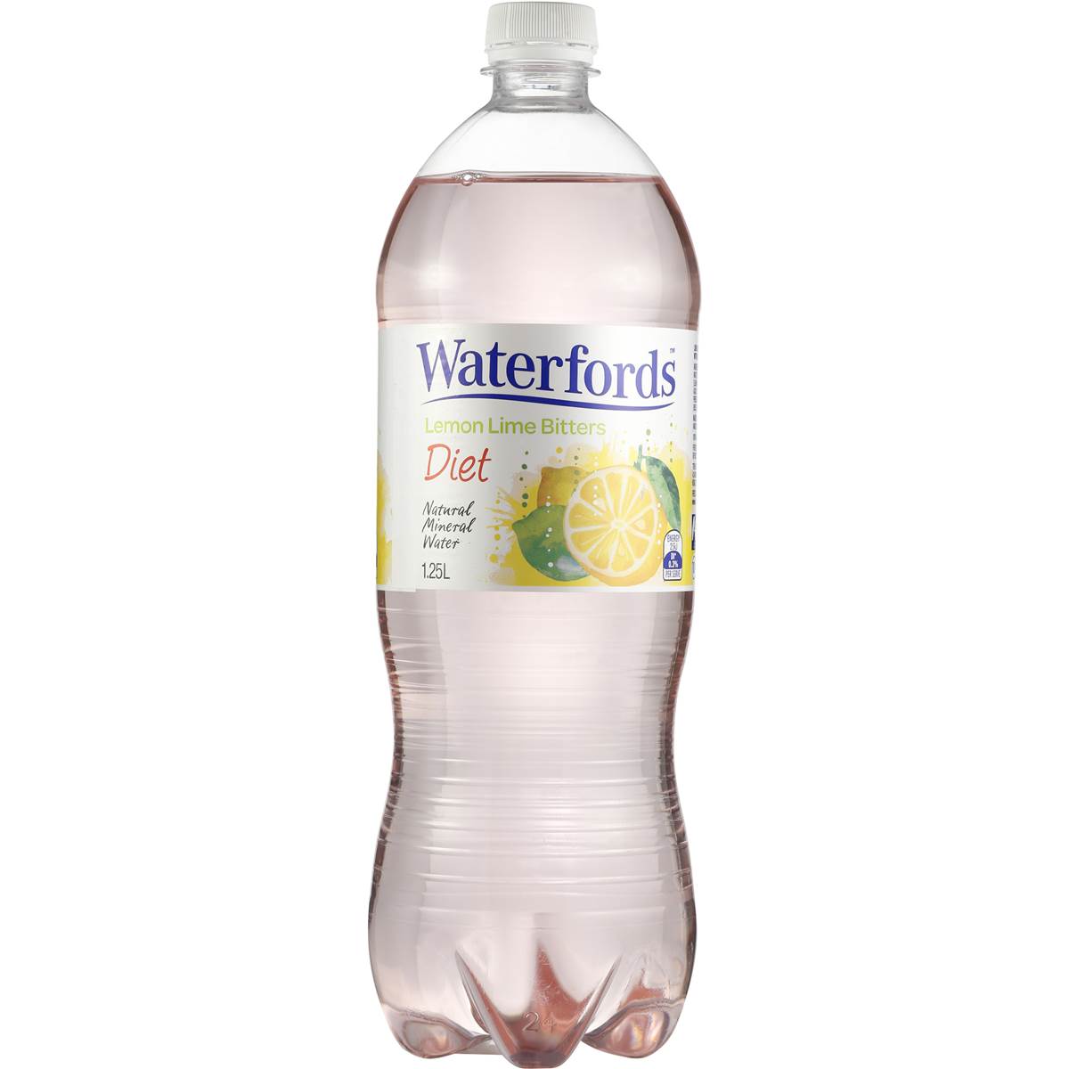 Waterfords Diet Lemon Lime & Bitters Mineral Water 1.25l Woolworths