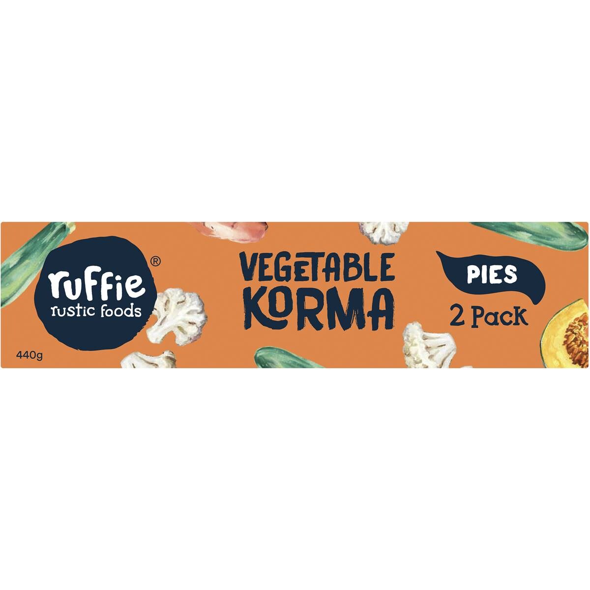 Ruffie Vegetable Korma Pies 2 Pack Woolworths