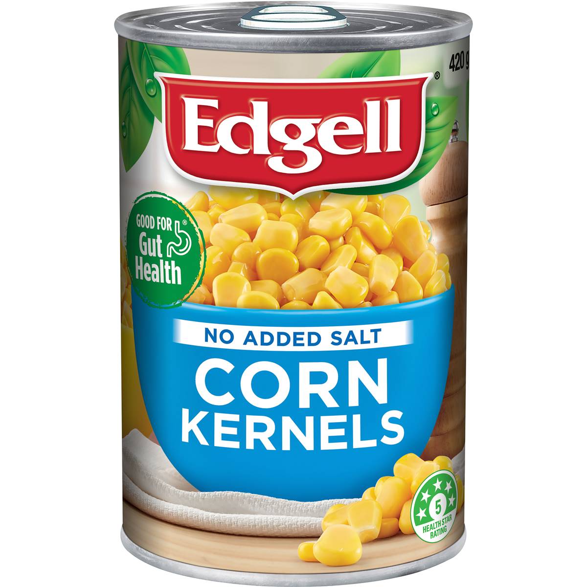 Calories in Edgell Corn Kernels, No Added Salt, drained Calorie Counter