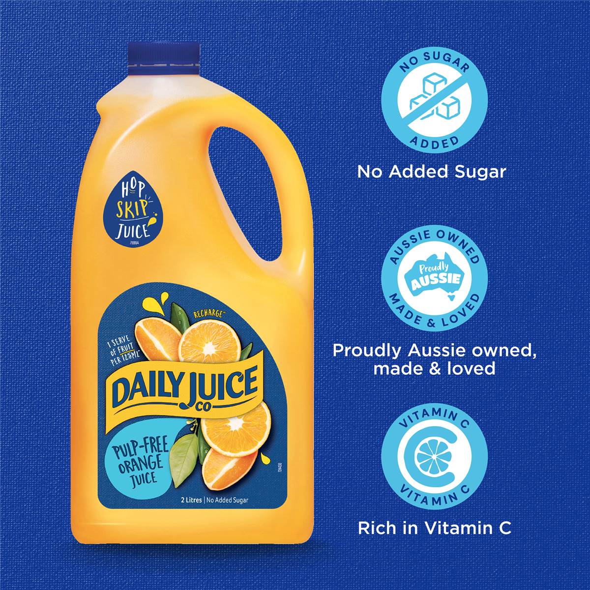 Daily Juice Pulp Free Orange Juice 2l Woolworths