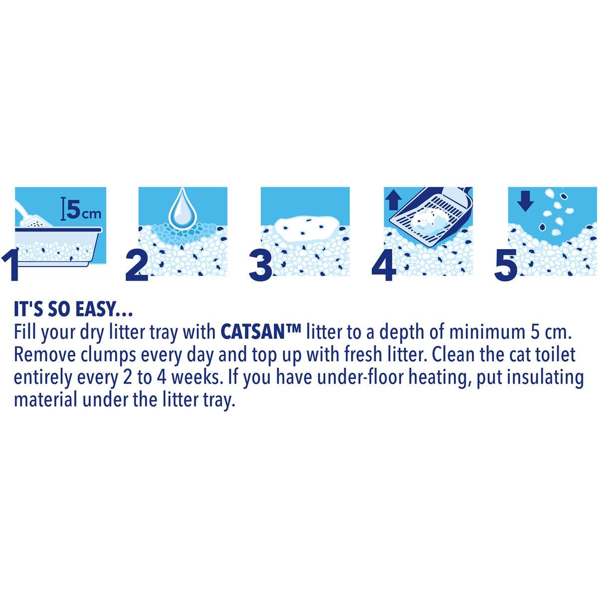 Catsan Natural Clumping Cat Litter 8l Woolworths