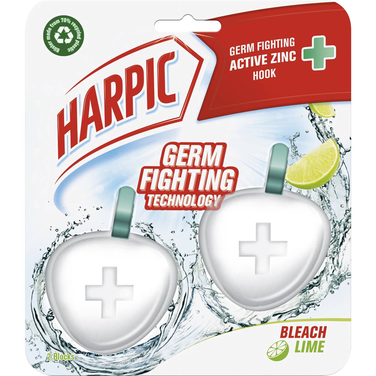 Harpic Hygienic Toilet Cleaner Bleach Lime
