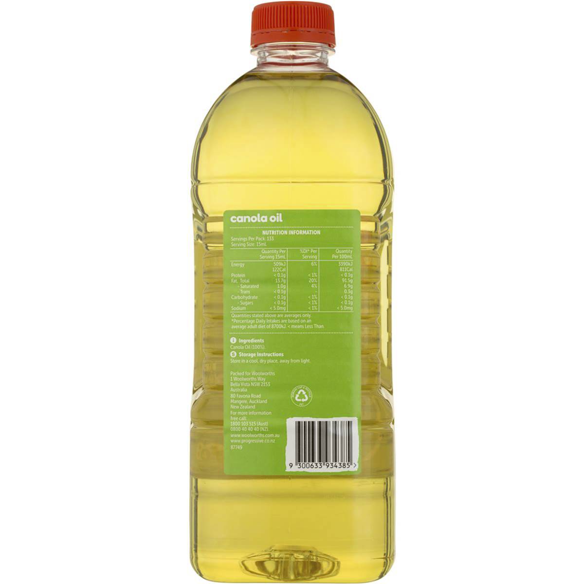 Essentials Canola Oil 2l Woolworths