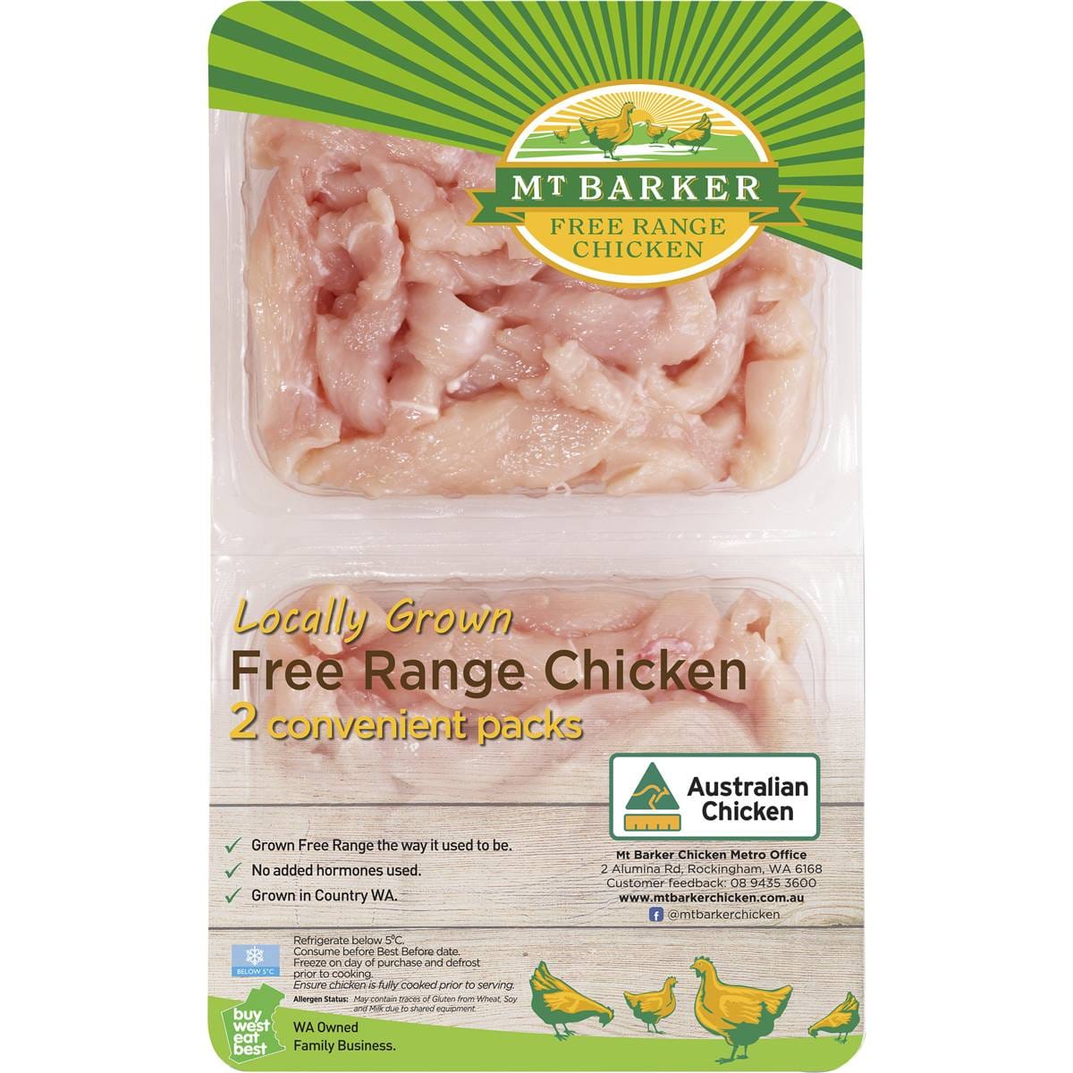 Mt Barker Free Range Chicken Stir Fry 500g Woolworths