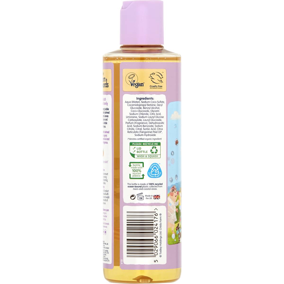 Childs Farm Bubble Bath Organic Tangerine 250ml Woolworths