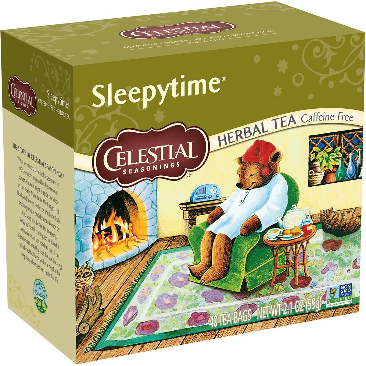 Celestial Sleepy Time Herbal Tea Bags 40 Pack Woolworths