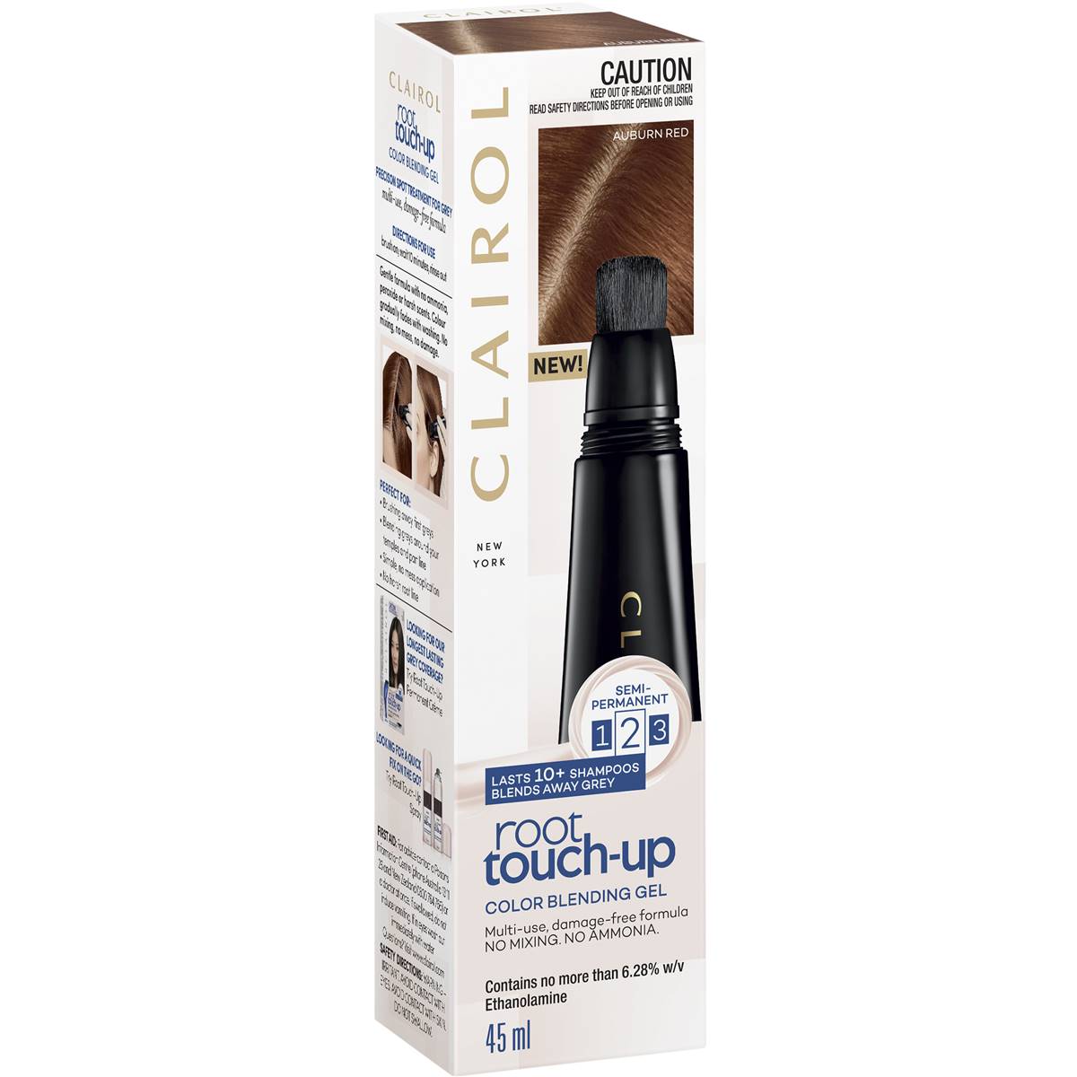 Clairol Root Touchup Color Blending Gel Auburn Red 45ml Woolworths