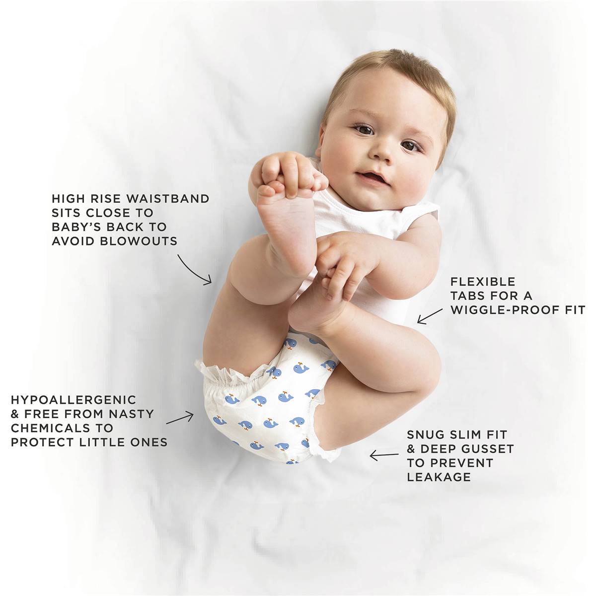 Tooshies Eco Nappies Size 3 Crawler 44 Pack Woolworths