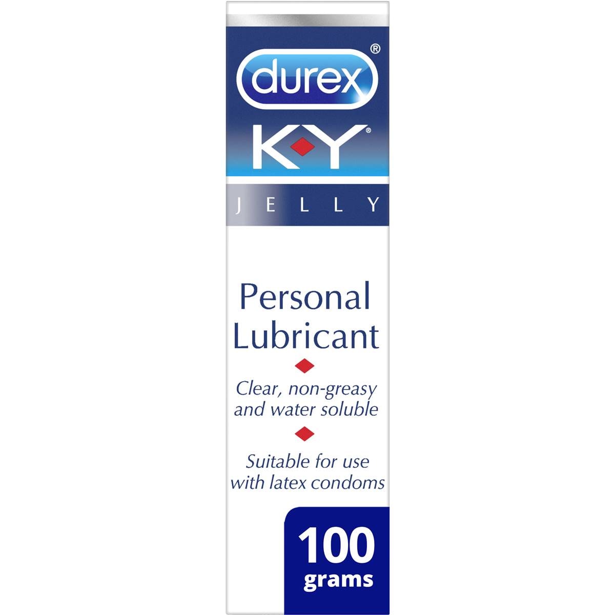 Durex Ky Personal Lubricant Gel For Use With Condoms 100g Woolworths