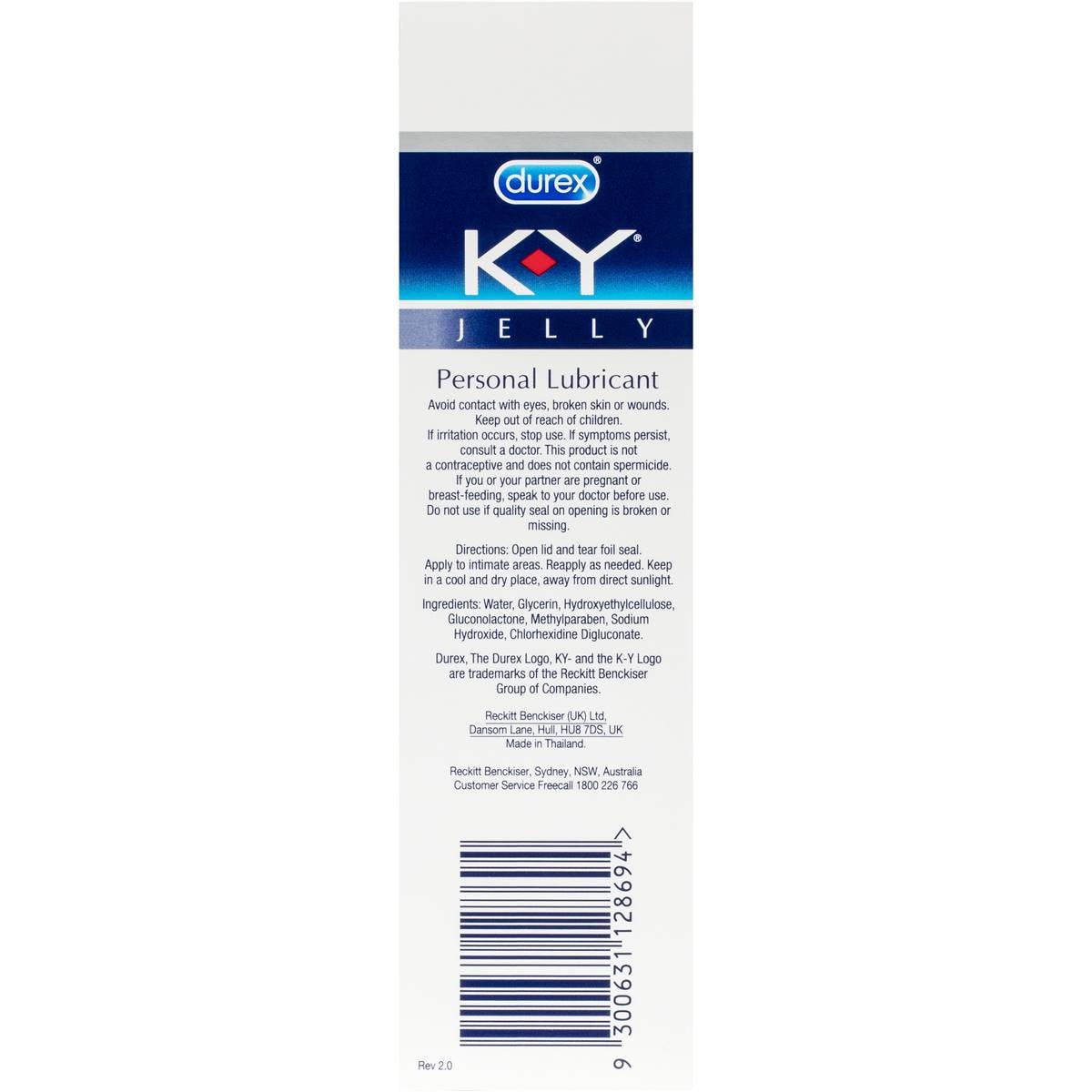 Durex Ky Personal Lubricant Gel For Use With Condoms 100g Woolworths