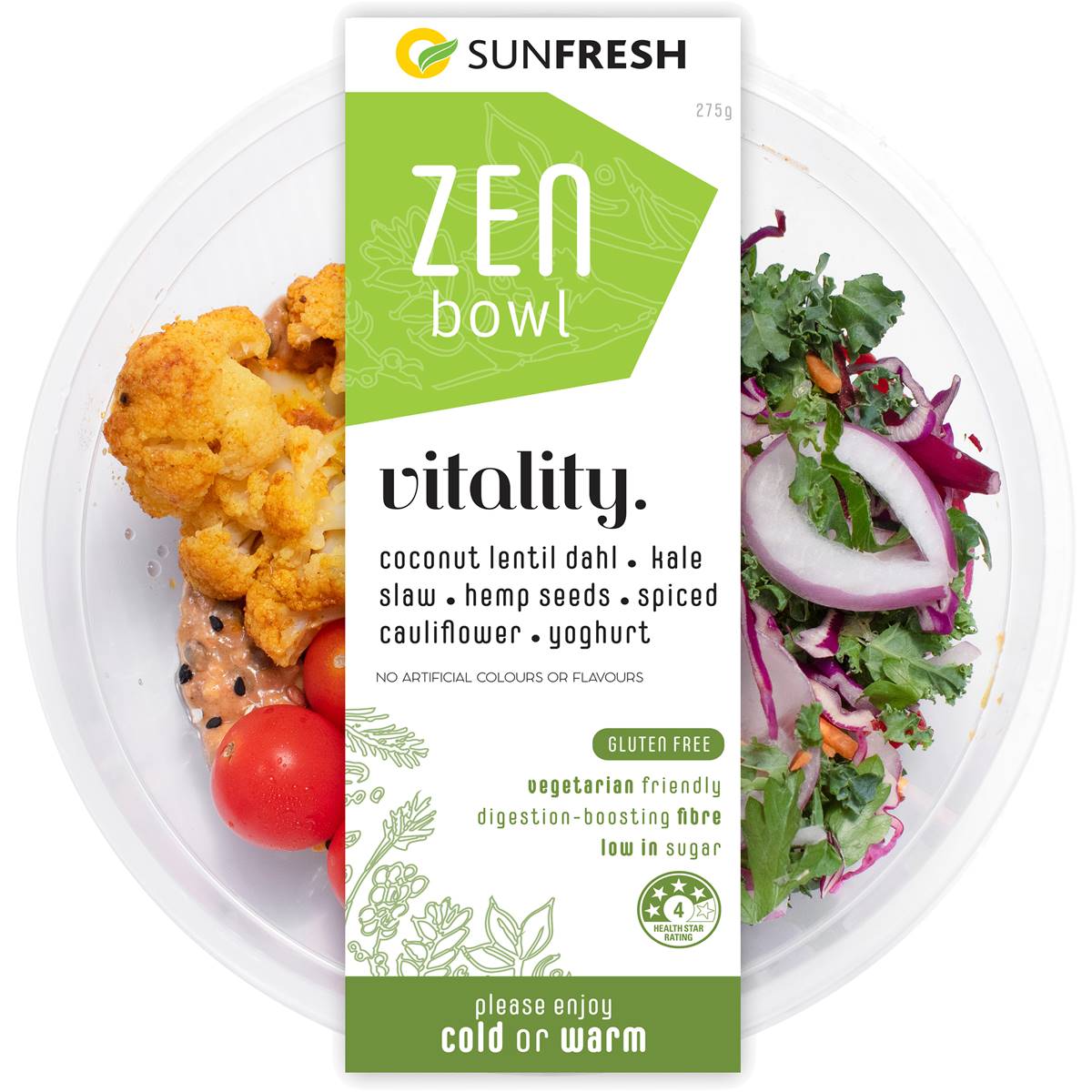 Sunfresh Zen Vitality Bowl 275g Woolworths