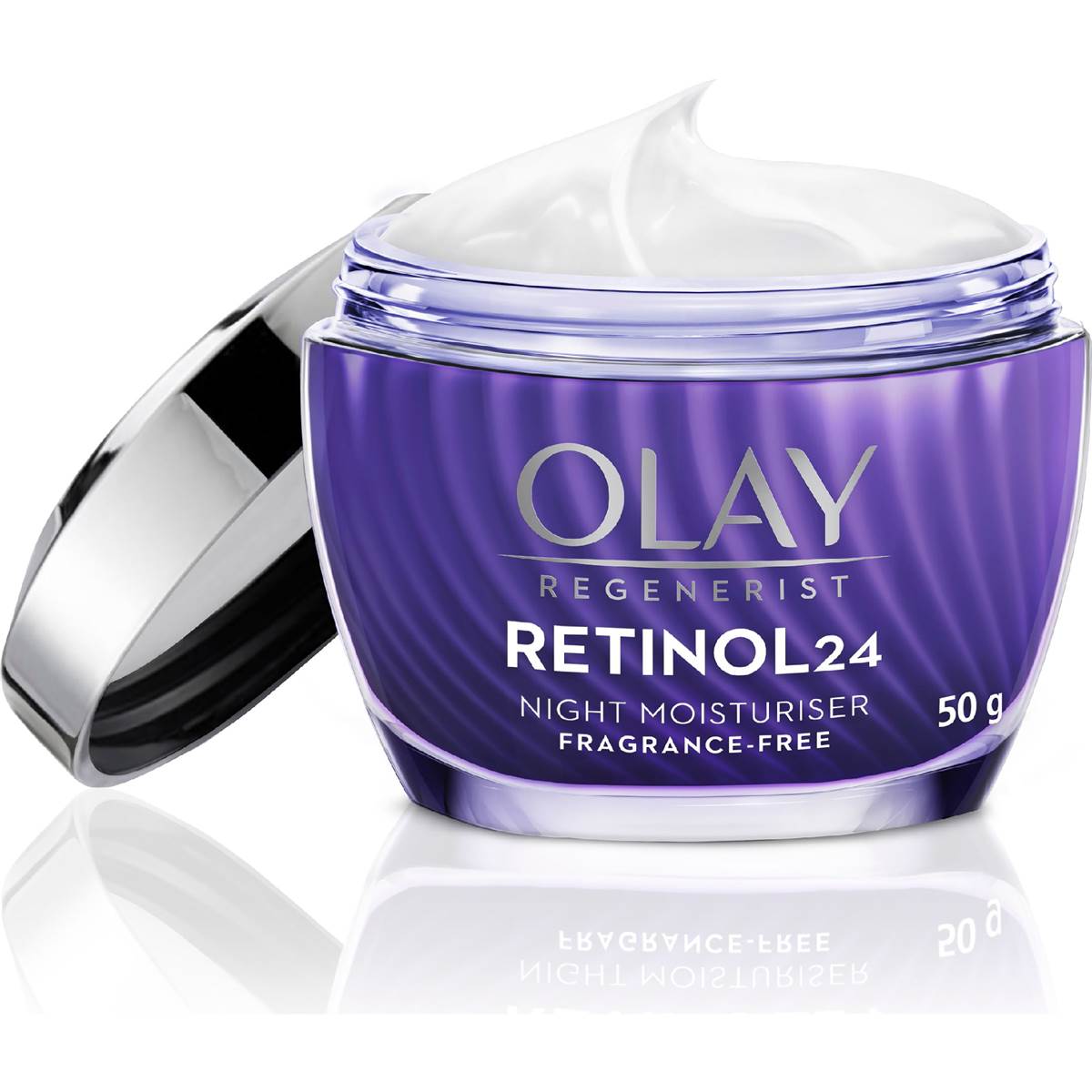 Olay Regenerist Retinol 24 Night Moisturiser Face Cream 50g Woolworths