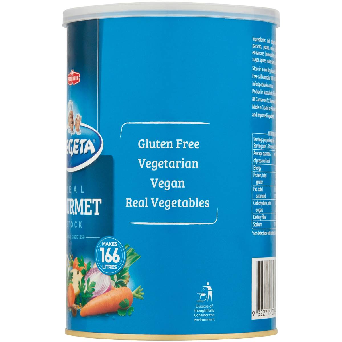 Vegeta Vegetable Gourmet Stock Powder 1kg Woolworths