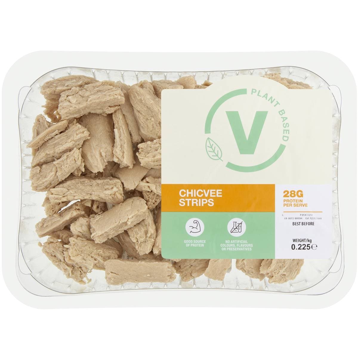 The Vegan Factor Chicvee Strips 225g Woolworths