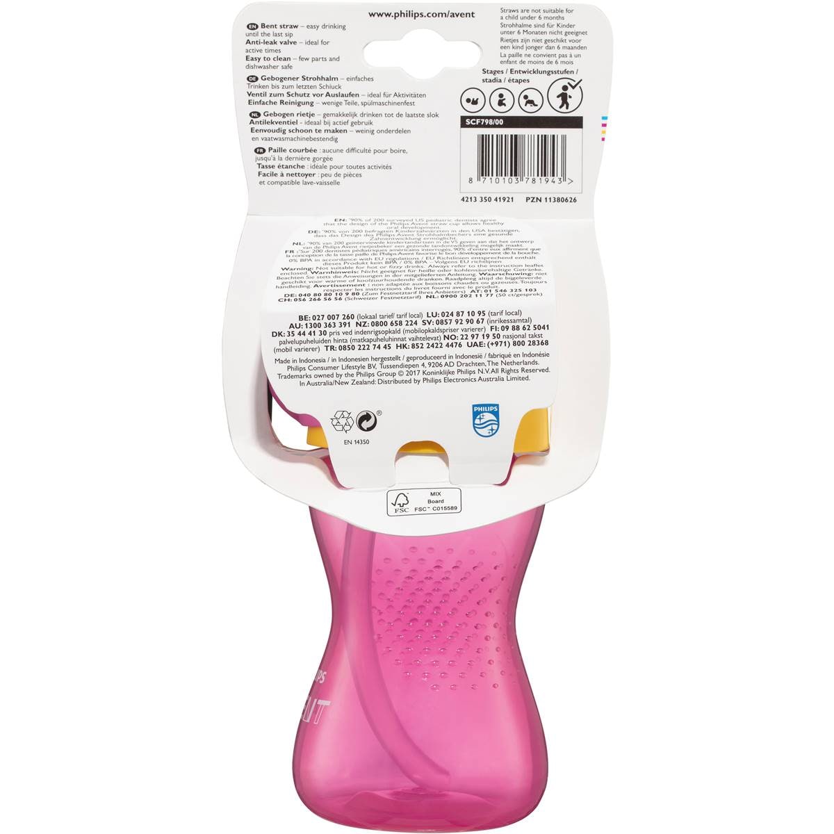 Avent Straw Cup 300ml Each Woolworths