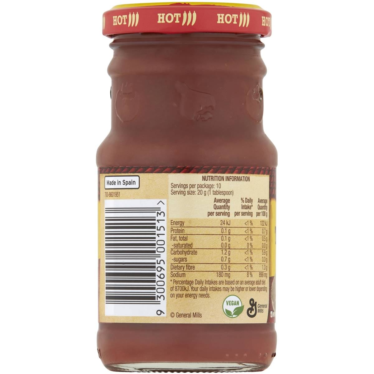 Old El Paso Taco Sauce Hot Taco Sauce 200g Woolworths
