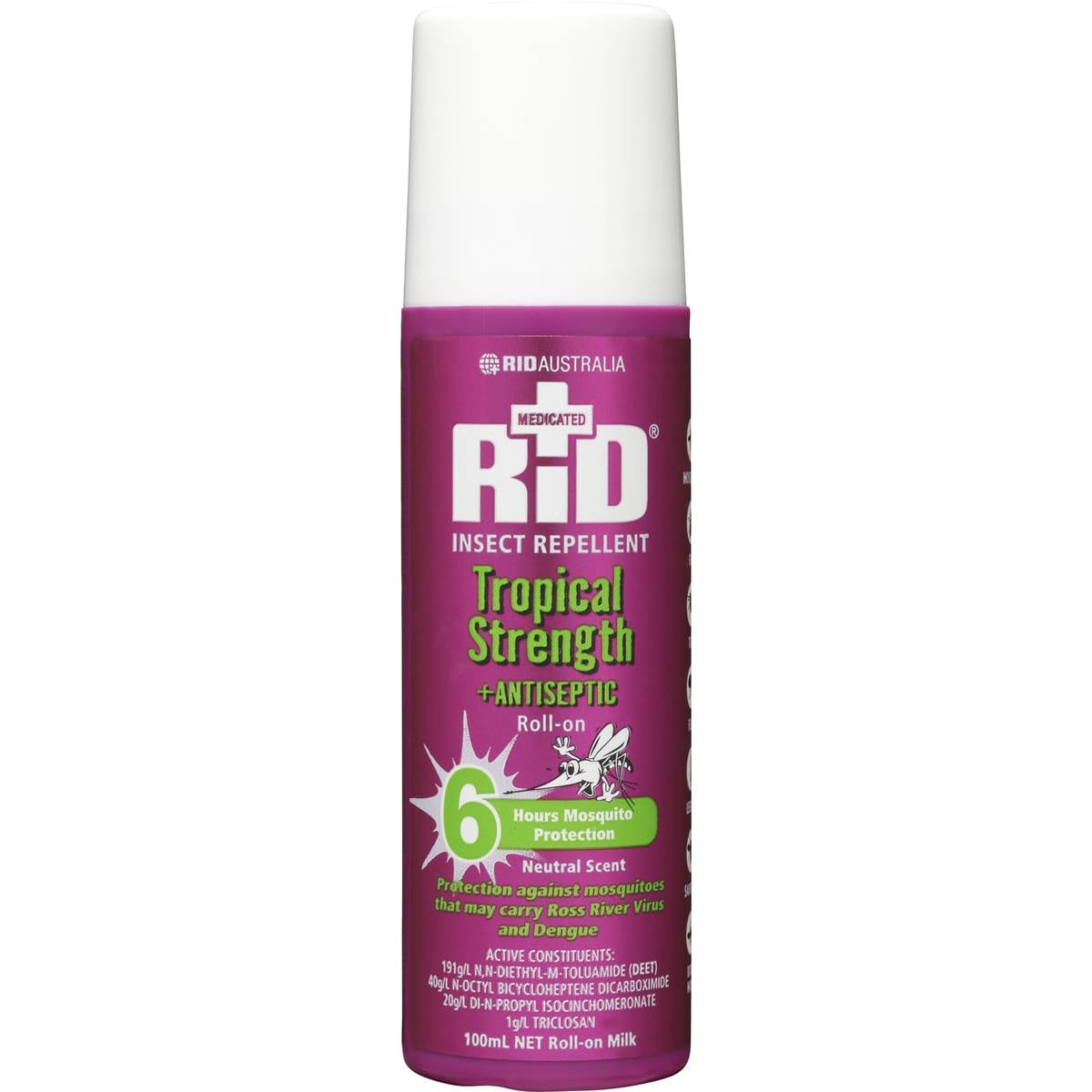 Rid Insect Repellent Medic Tropical Strength R/o 100ml Woolworths