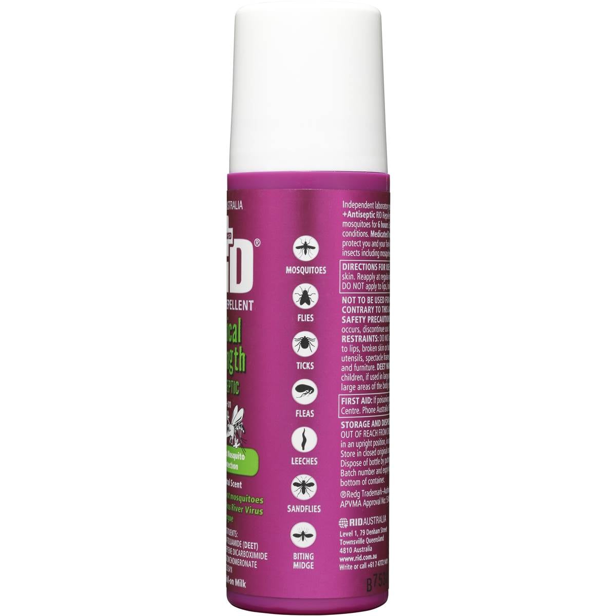 Rid Insect Repellent Medic Tropical Strength R/o 100ml Woolworths