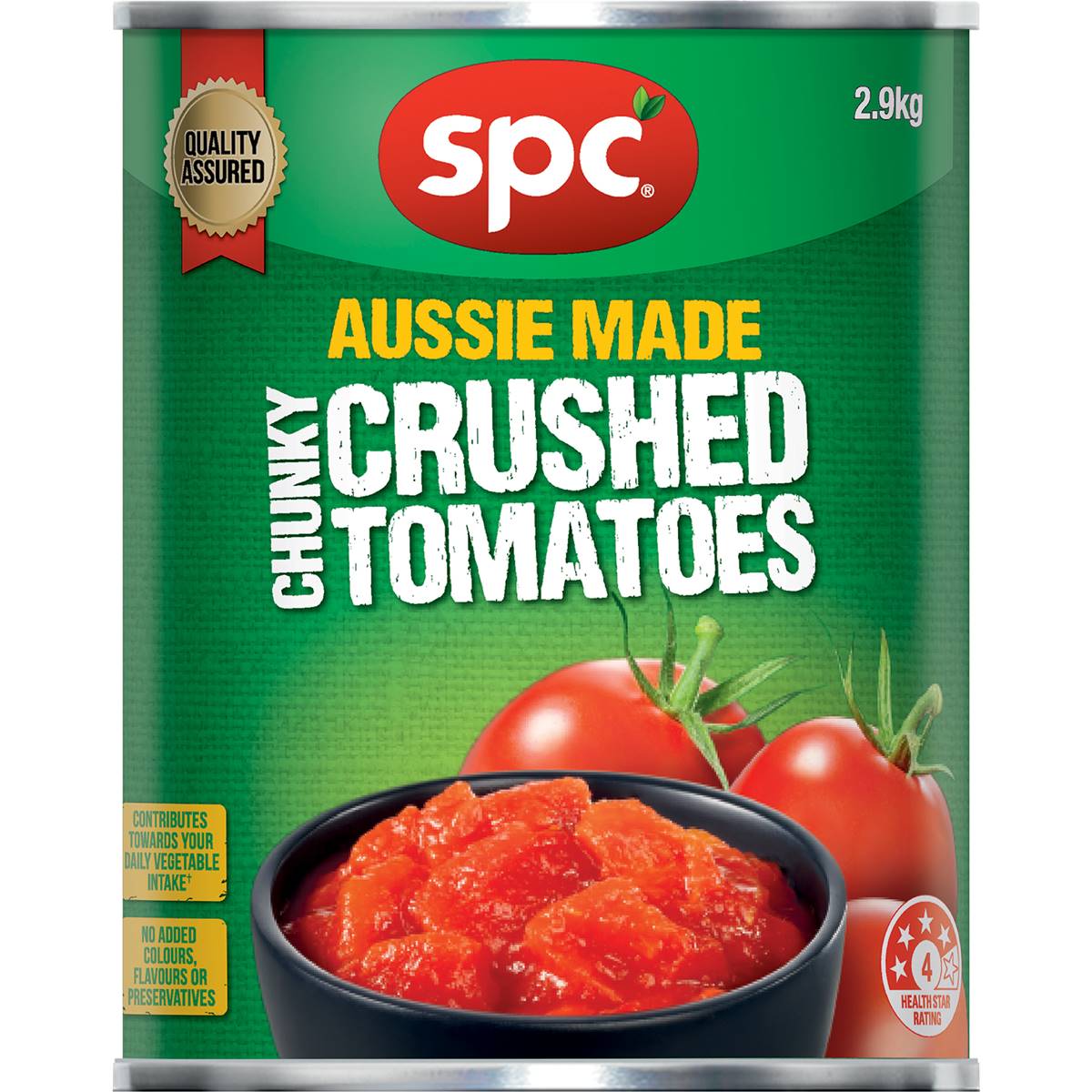 Spc Chunky Crushed Tomatoes 2.9kg Woolworths