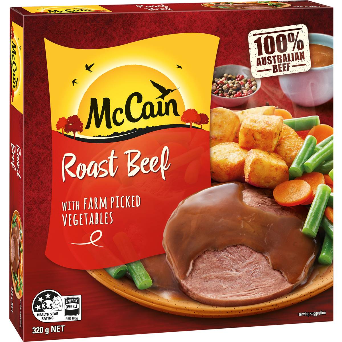 Mccain Dinner Roast Beef 320g Woolworths