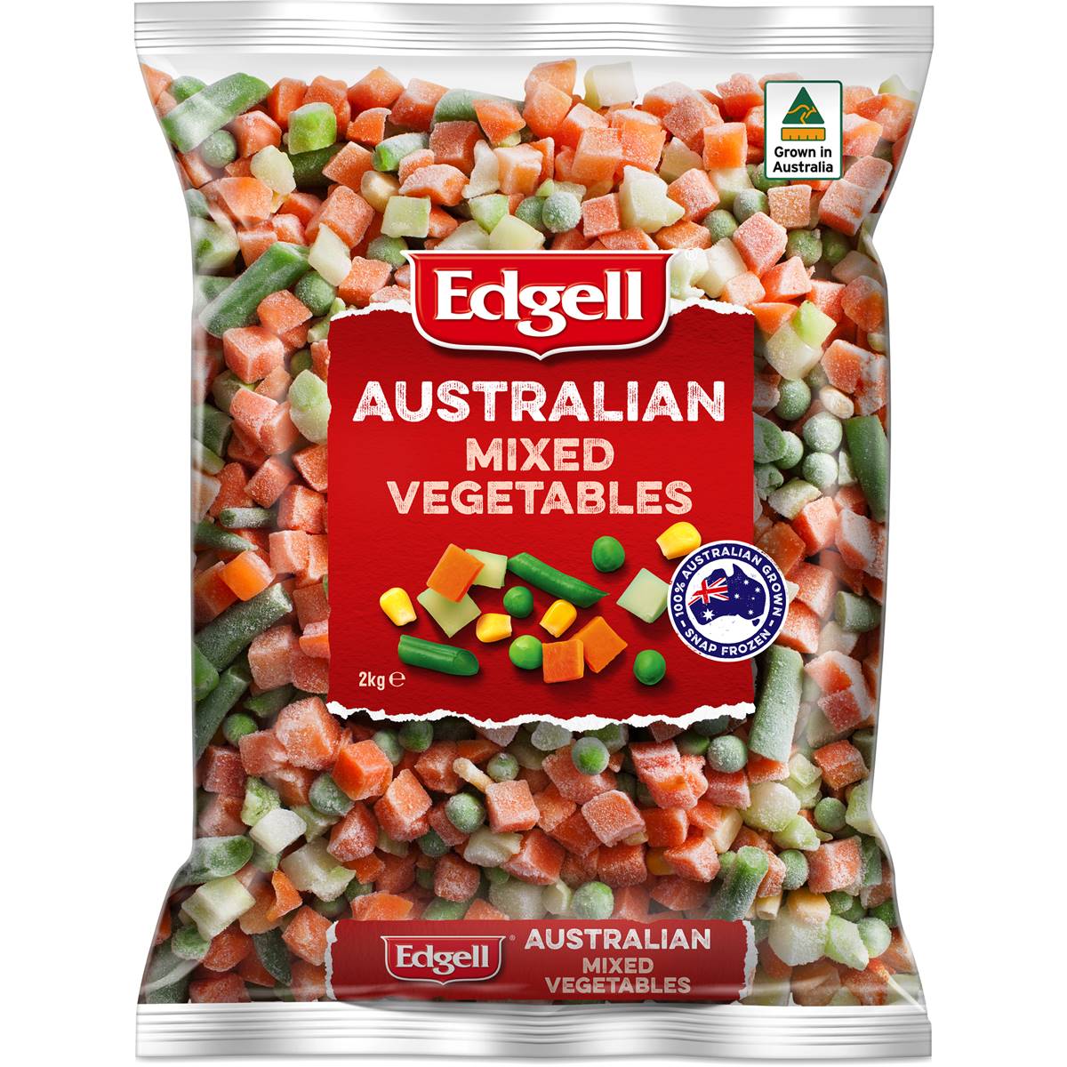 Edgell Snap Frozen Mixed Vegetables 2kg Woolworths
