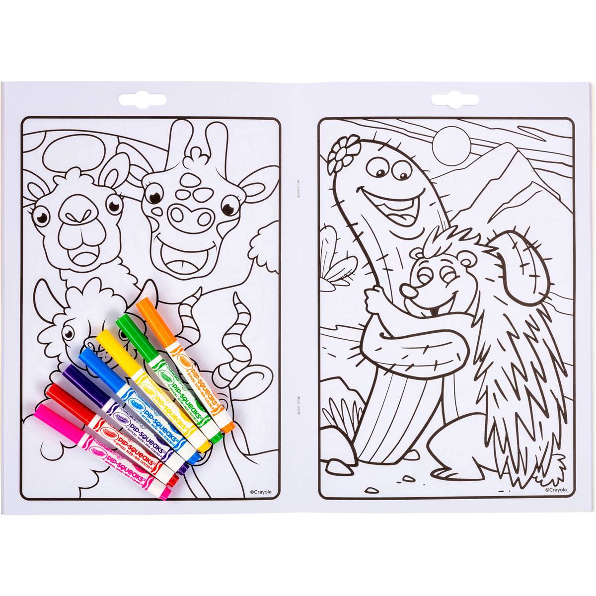 Crayola Awesome Animals Colouring & Marker Book Each | Woolworths