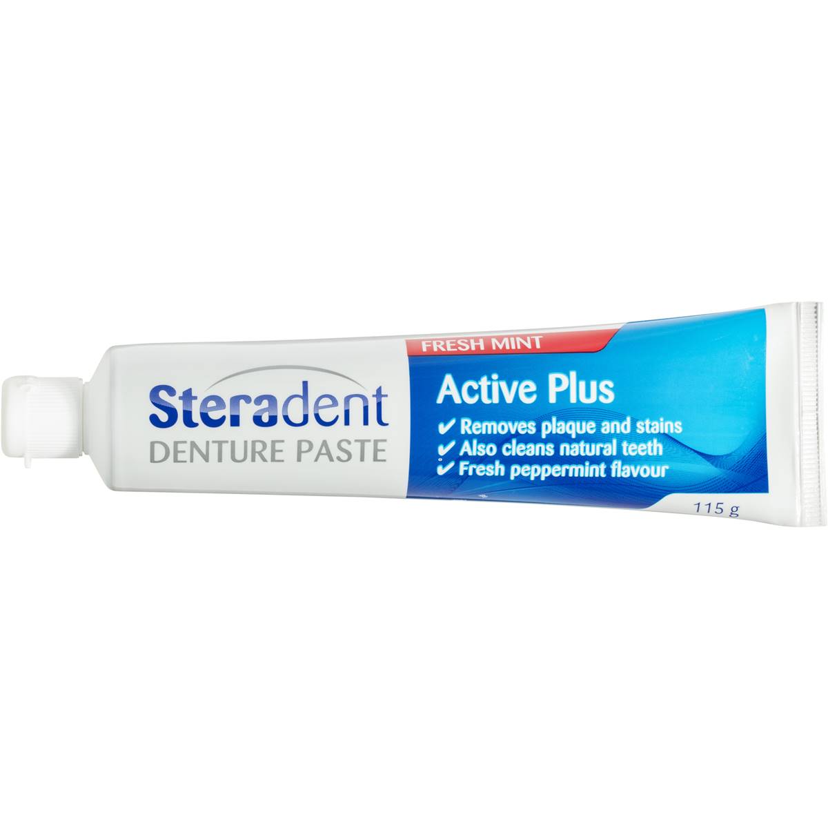 Steradent Active Plus Denture Cleaning Paste Fresh Mint 115g Woolworths