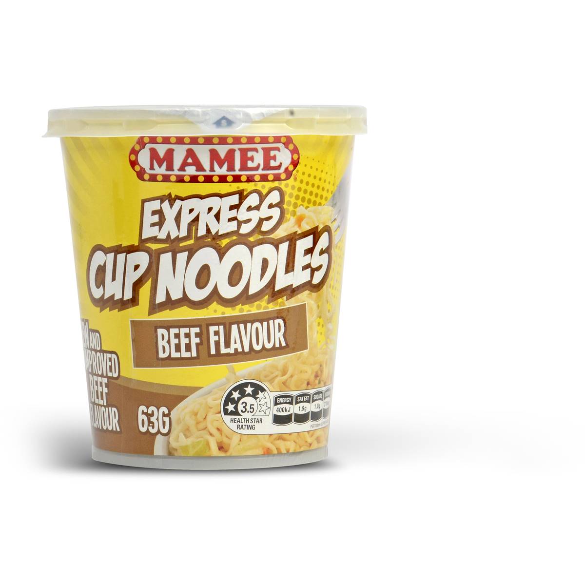 Mamee Express Cup Noodles Beef Flavour