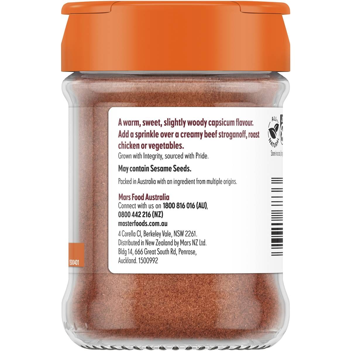 Masterfoods Paprika 115g Woolworths