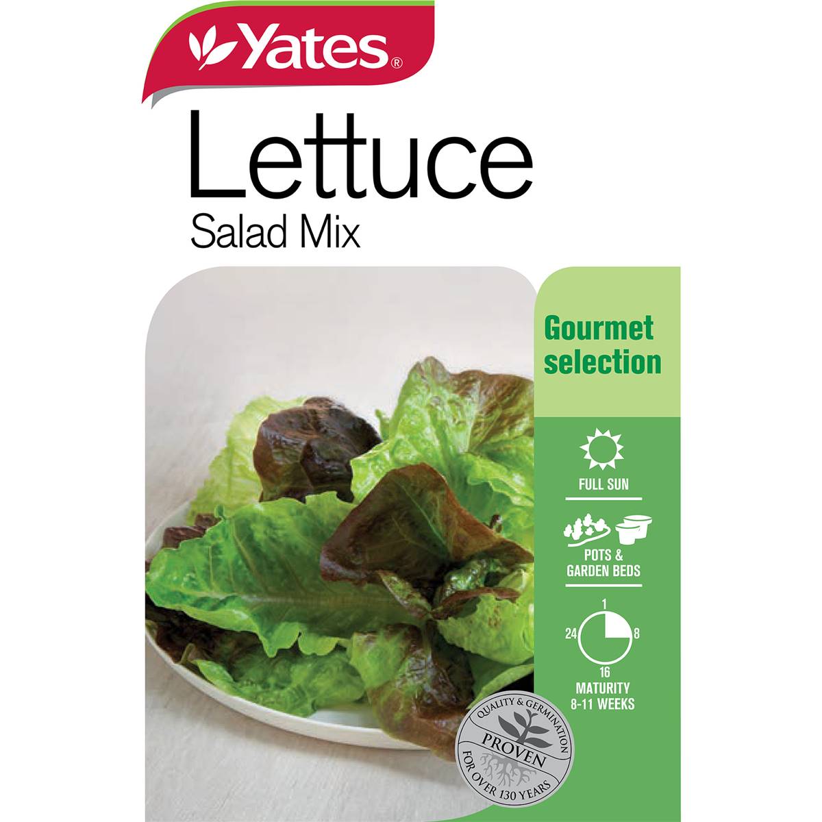 Yates Lettuce Salad Mix Seeds 0.5 G Woolworths